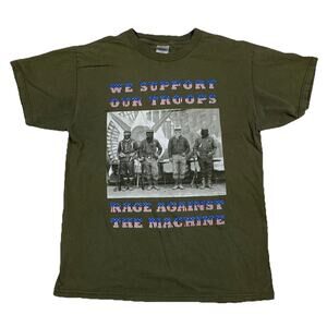 Rage Against The Machine Shirt VTG Style Tennessee River Tag Band Tee M